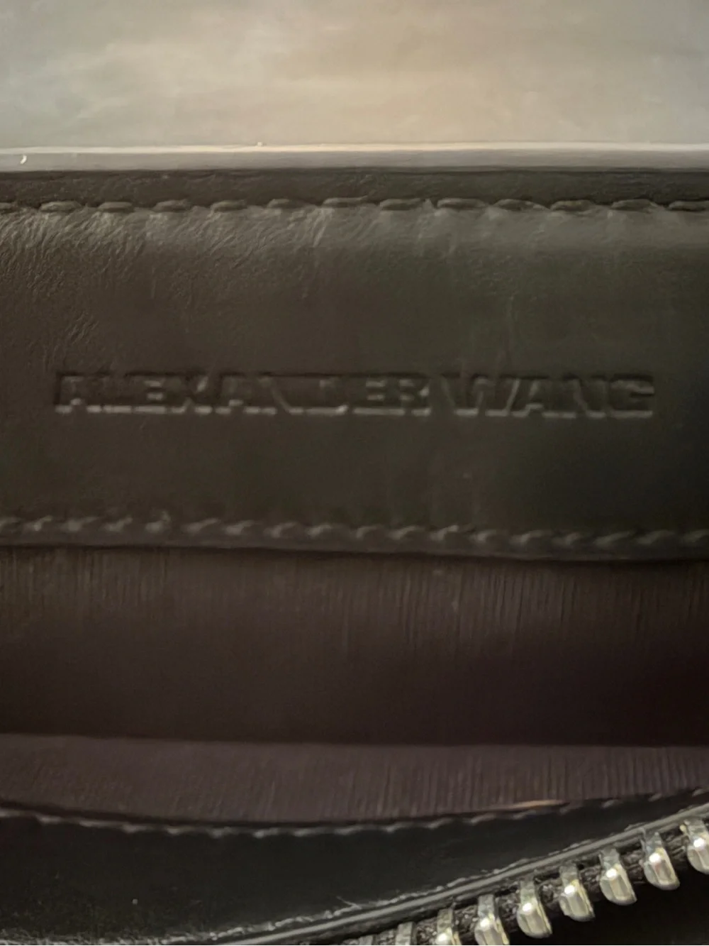 Alexander Wang Prisma Envelope Black Leather Crossbody Shoulder Bag